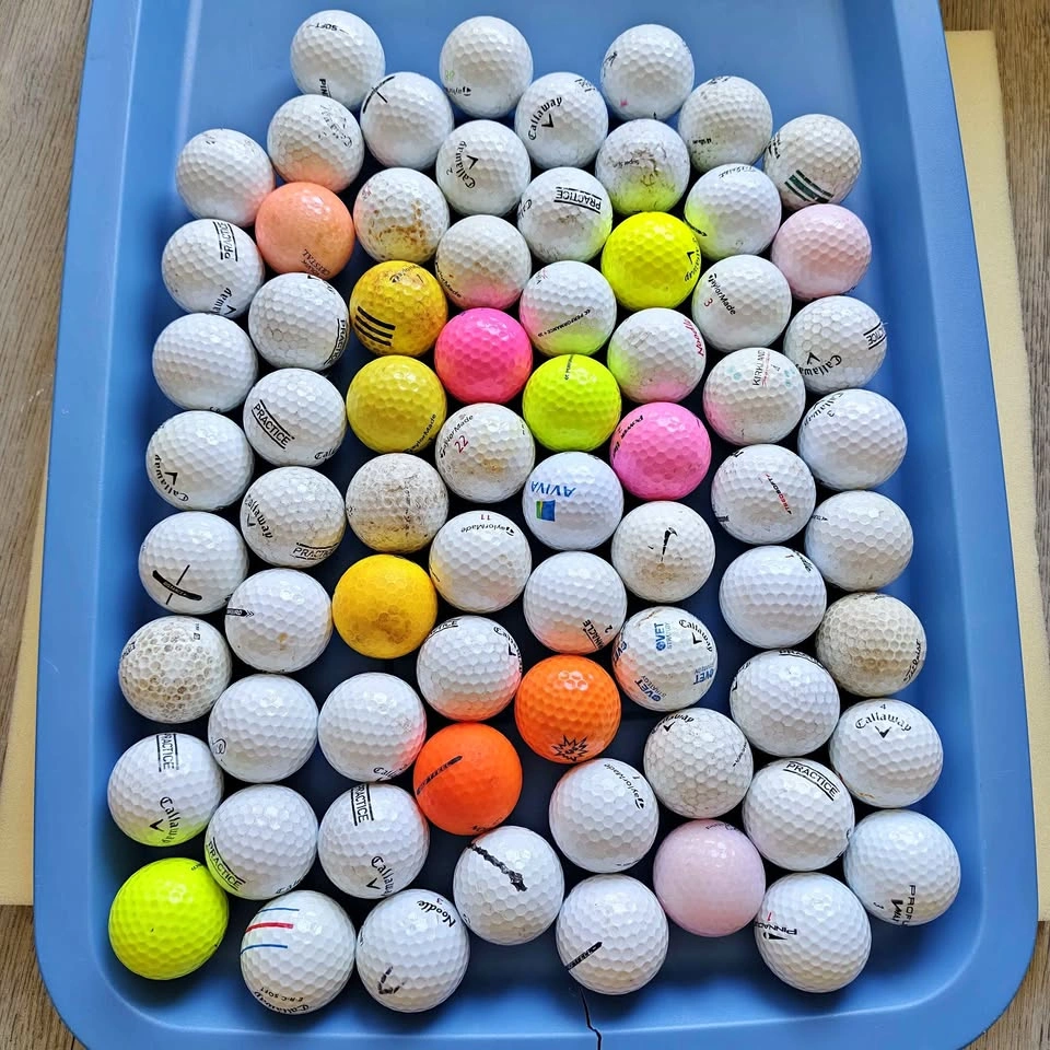 70+ Mixed Used Golf Balls – Bulk Lot