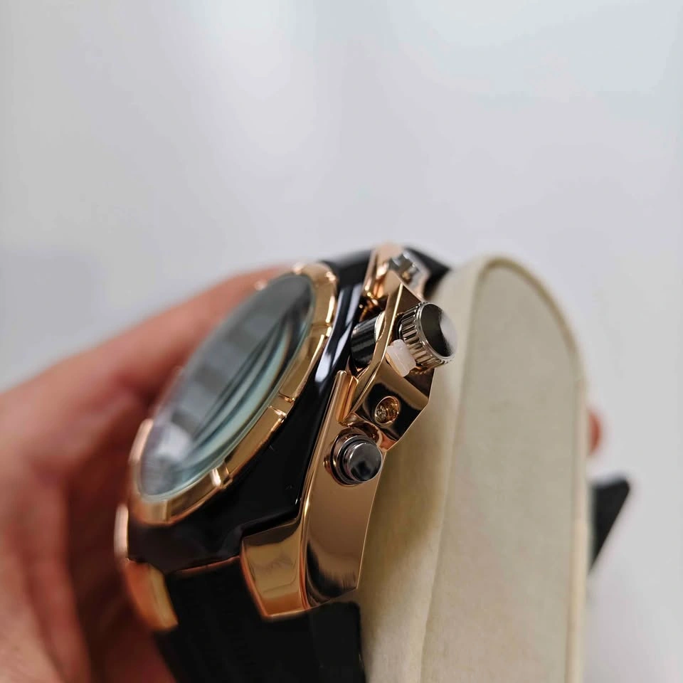 🔥 Big Black & Gold Sports Luxury Watch – Brand New! - photo 2