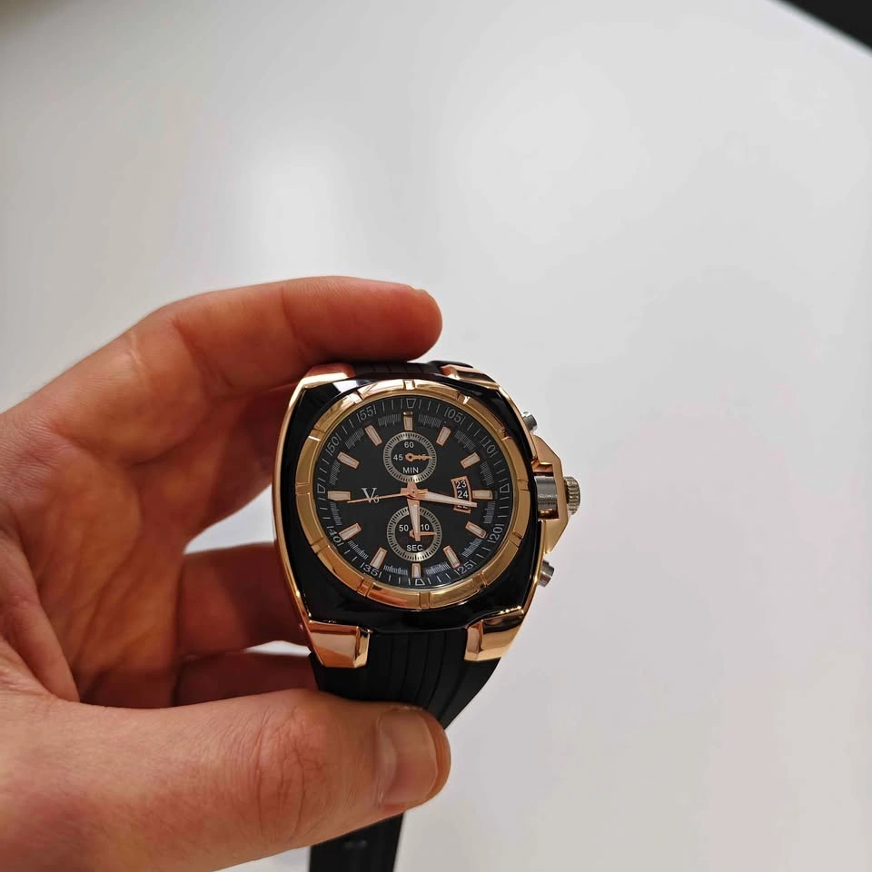 🔥 Big Black & Gold Sports Luxury Watch – Brand New! - photo 5