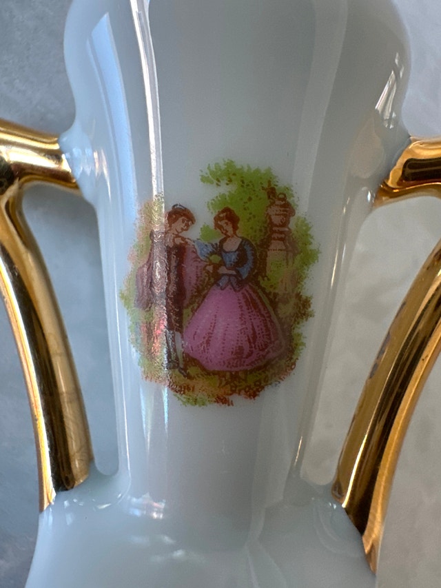 Limoges Vintage Miniature Porcelain Vase - photo 4