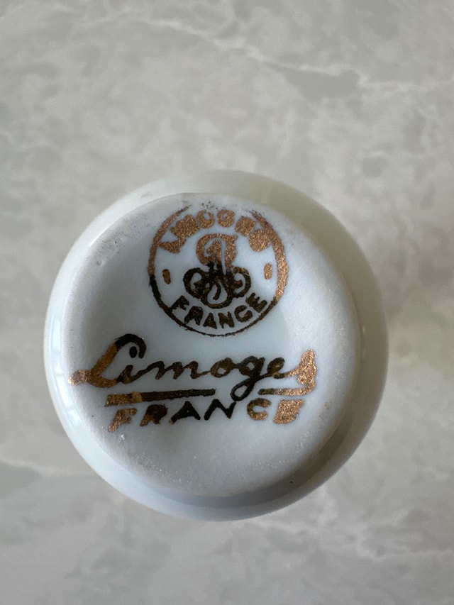 Limoges Vintage Miniature Porcelain Vase - photo 5