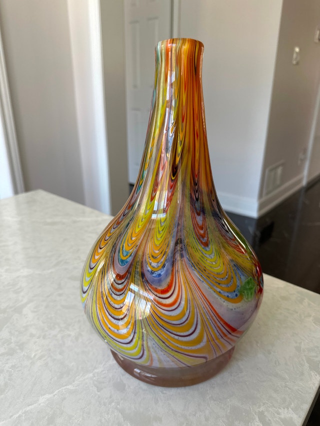 Murano Millefiori Glass Vase - 12" Tall - photo 5