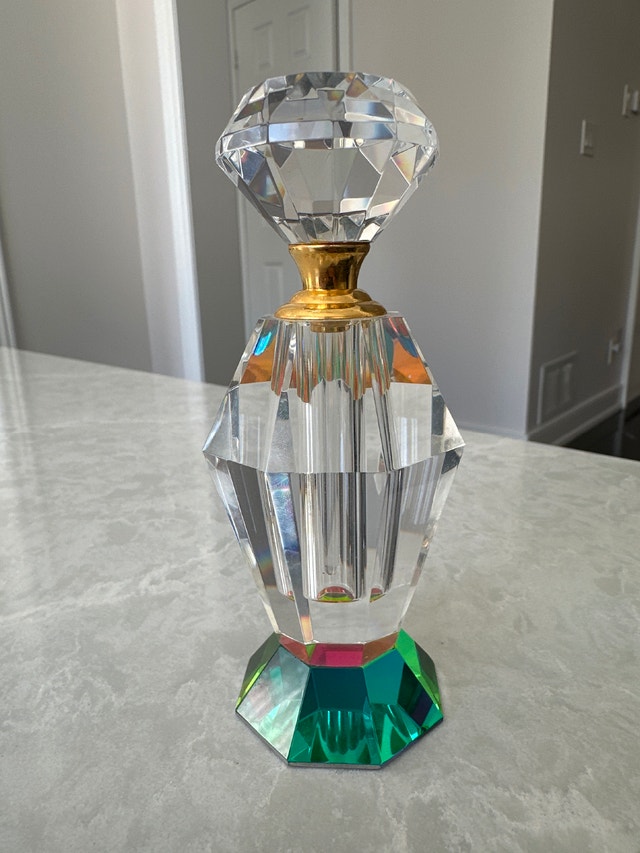 Faceted crystal perfume bottle - photo 2