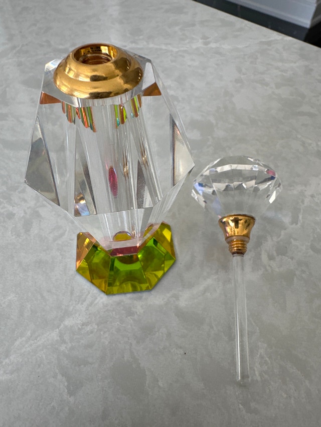Faceted crystal perfume bottle - photo 5