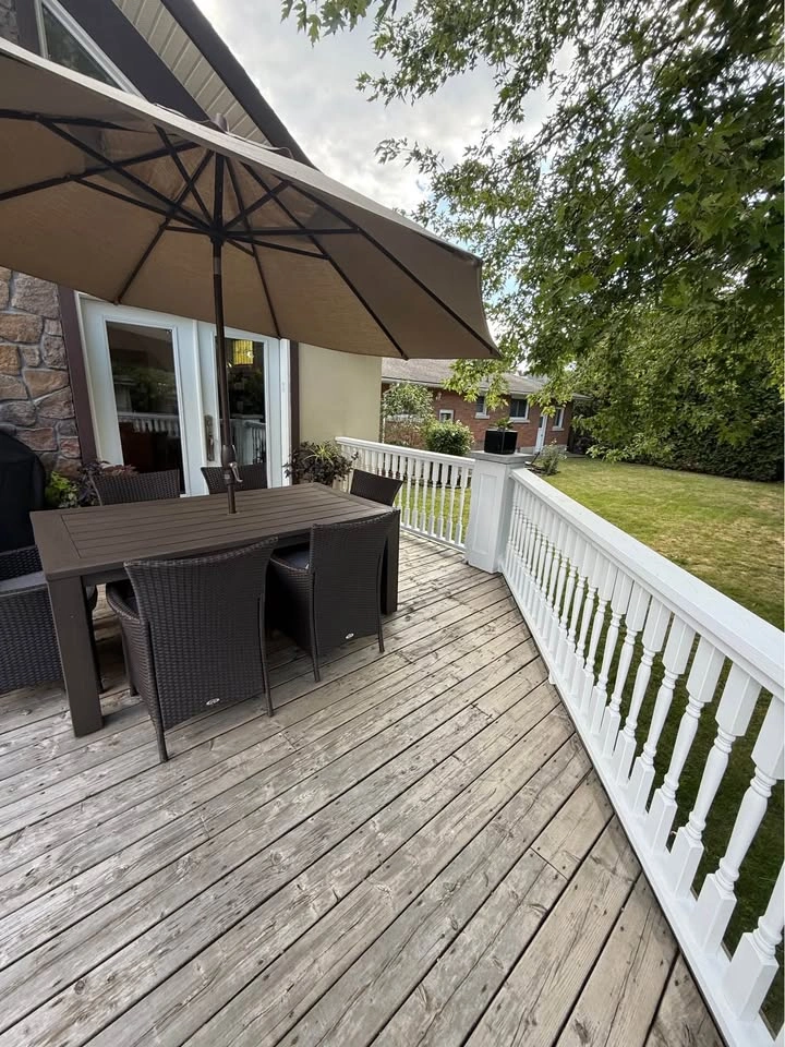Patio Table, Lounges, and Umbrella - Hampton Bay - photo 2