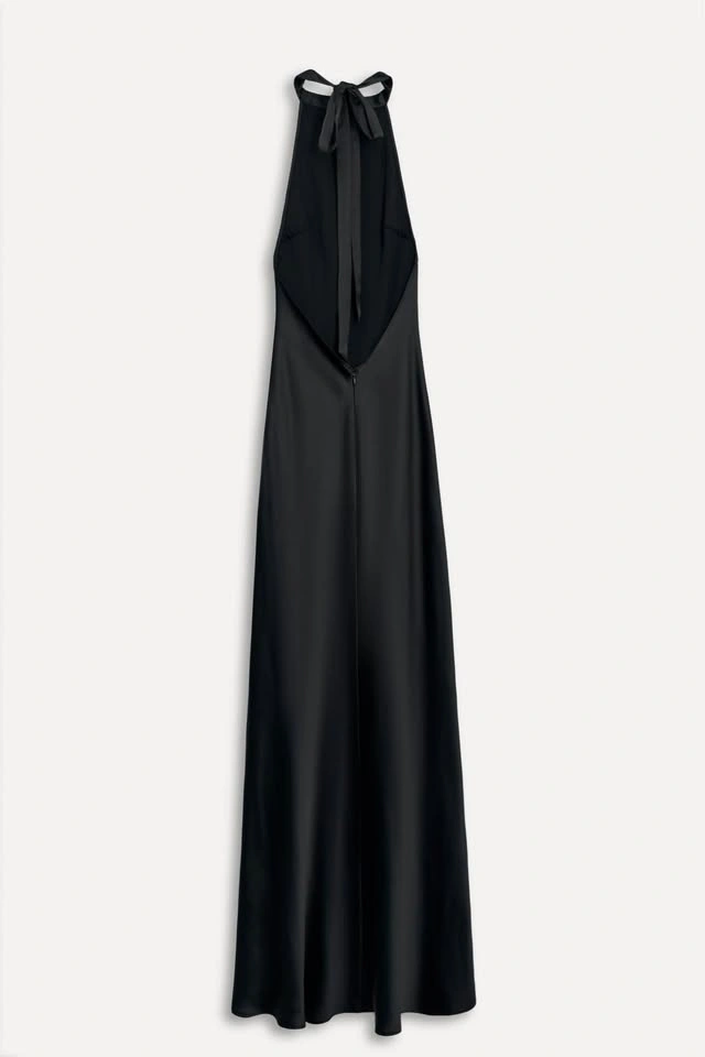 Brand new ZARA Satin halter dress 50th anniversary - size M - photo 3