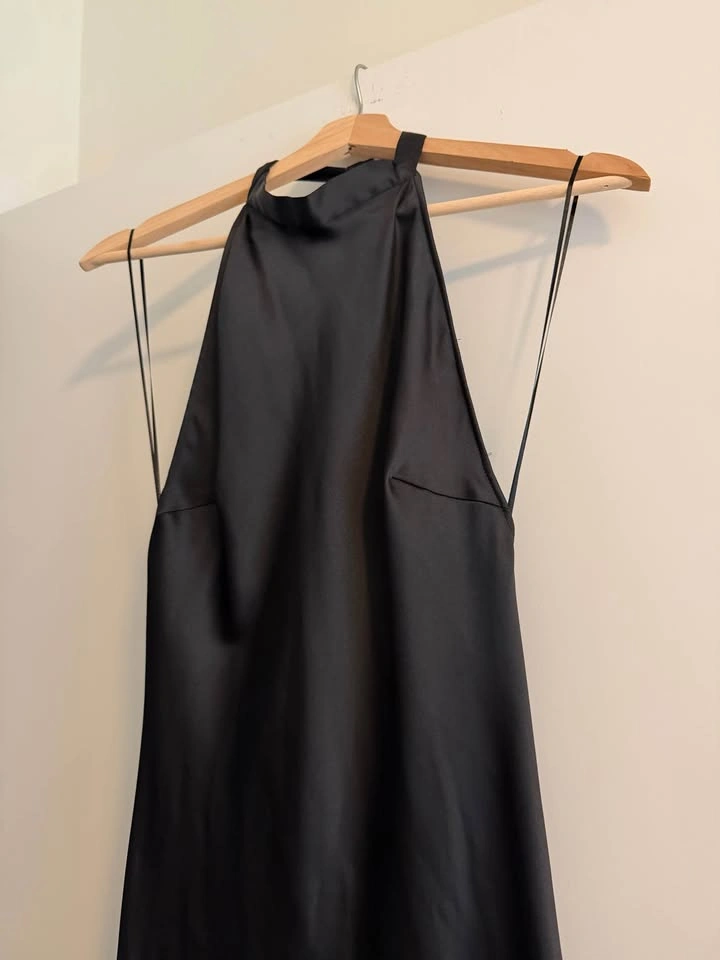 Brand new ZARA Satin halter dress 50th anniversary - size M - photo 5