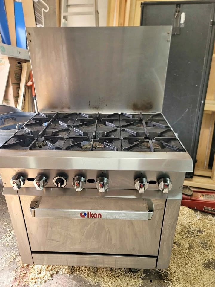Ikon 6 Burner Commercial Stove