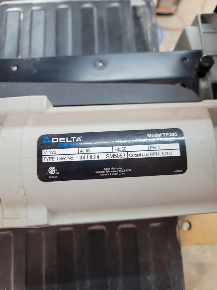 Delta 12" ShopMaster Planer - photo 2