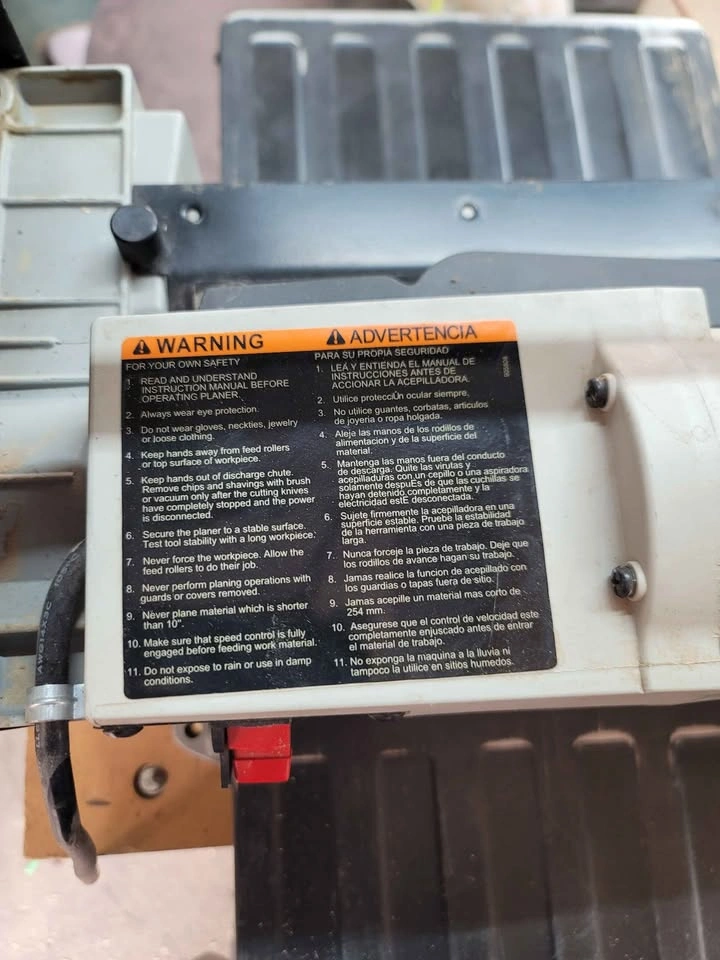 Delta 12" ShopMaster Planer - photo 3