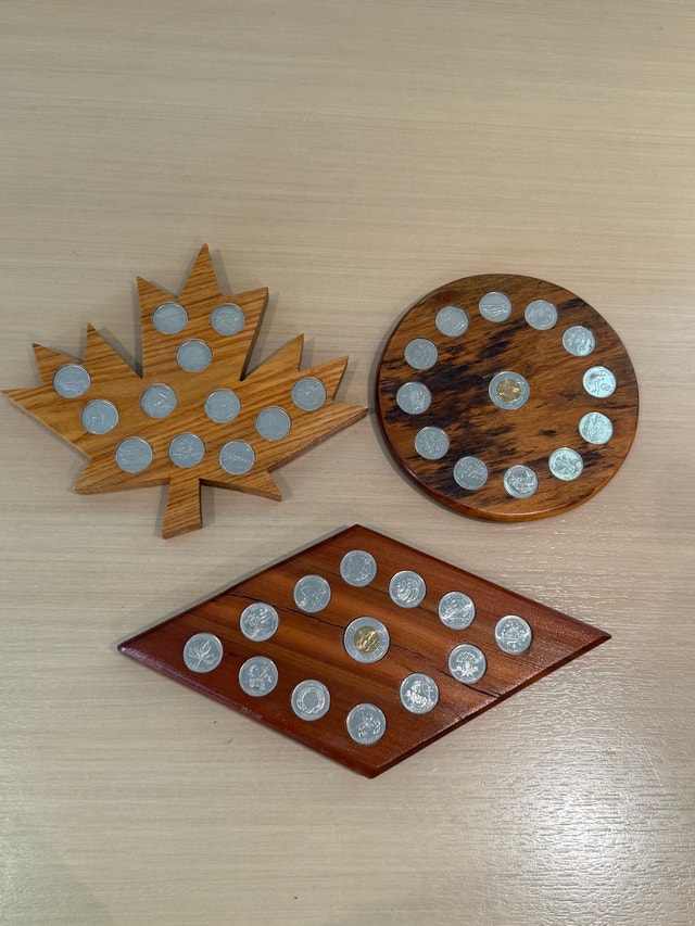 Canadian Coin Display Boards 1999-2001