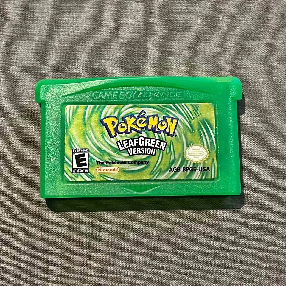Pokémon LeafGreen Version (Game Boy Advance) - Authentic