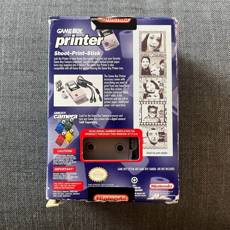 Game Boy Printer + Paper Bundle - In Box (Nintendo) - photo 3