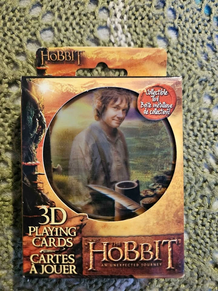 The Hobbit An Unexpected Journey 3D Playing Cards Collectible Ti