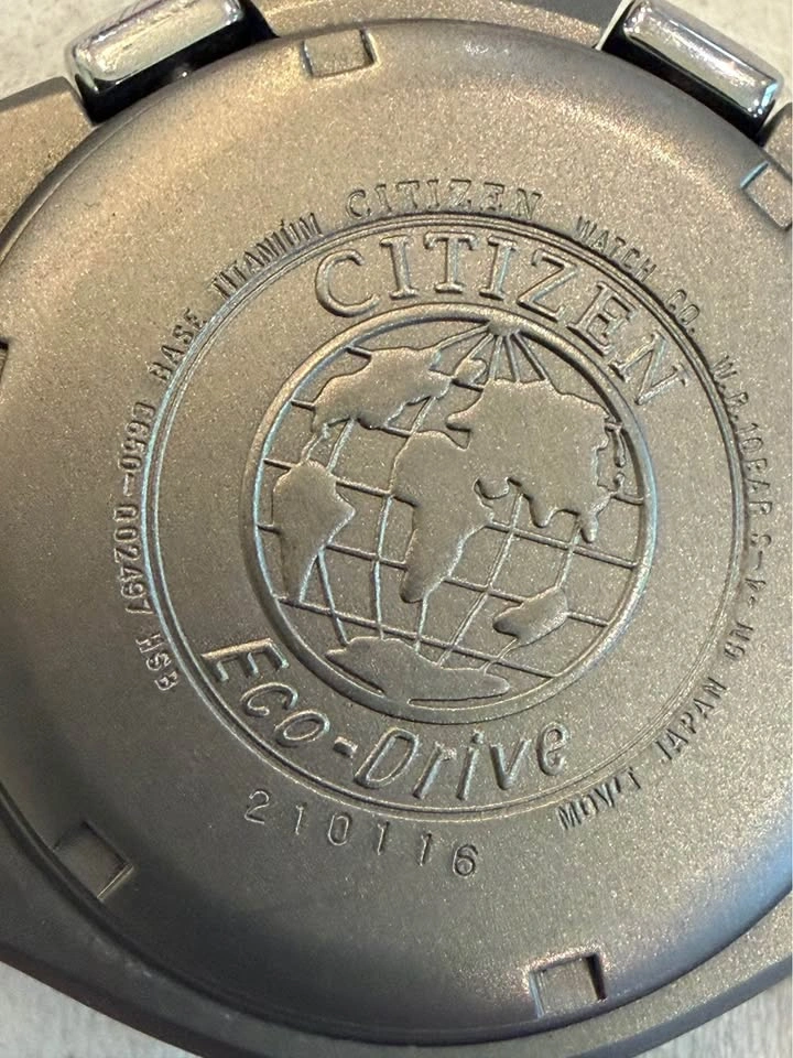 Citizen Eco-Drive Skyhawk Titanium Chronograph C650