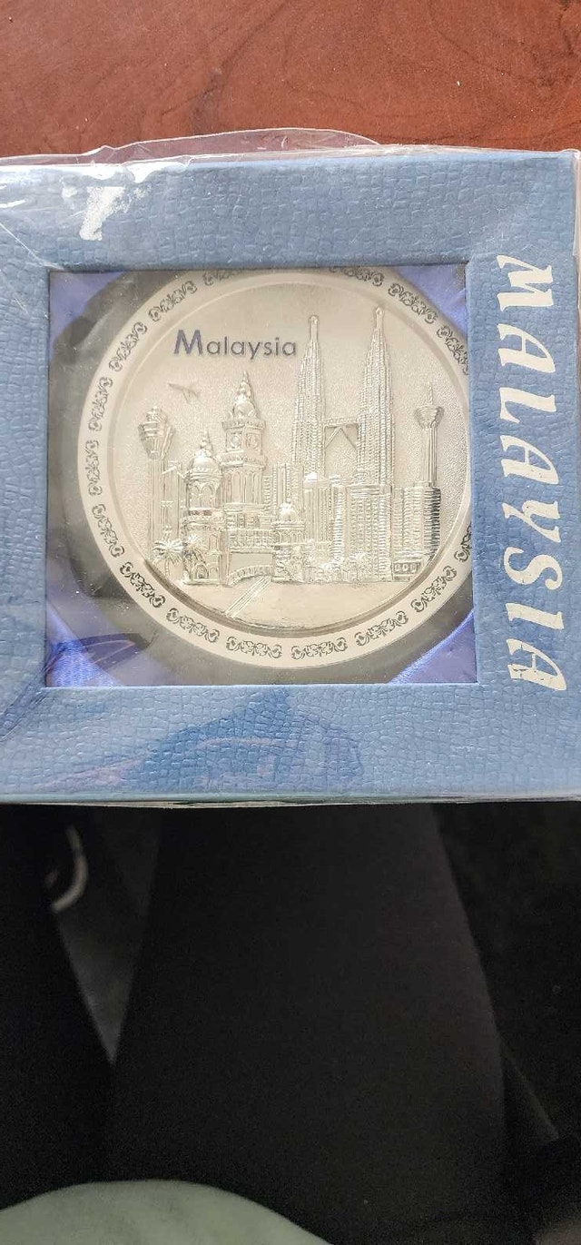 Malaysia Souvenir Coin Plate - photo 4