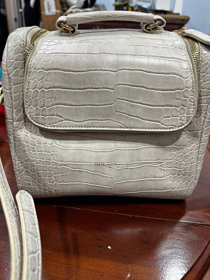 Crocodile Leather Lunch Bag