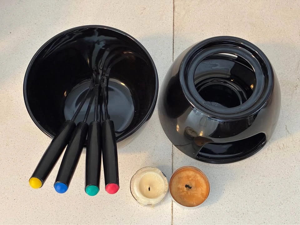 Fondue Bowl and Base - photo 4