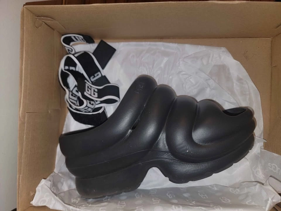 Pink and Black Uggs - Size 8 - photo 3