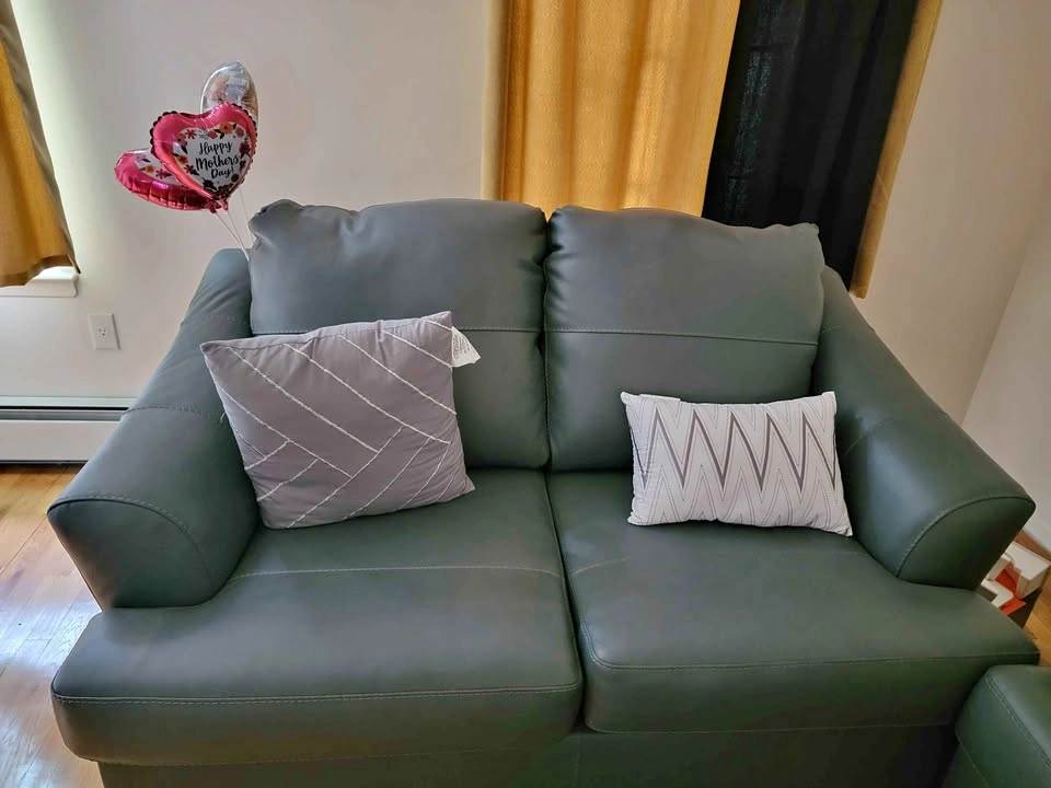 Love seat and couch