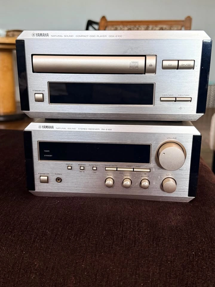 Yamaha Natural Sound Stereo System CDX-E100 RX-E100 Speakers - photo 2