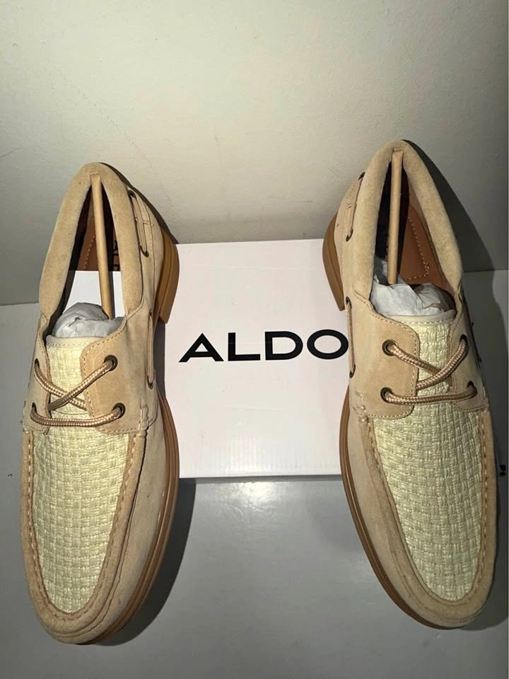 New Aldo Men Suede Leather Shoes. Size 12 US. Firm price.