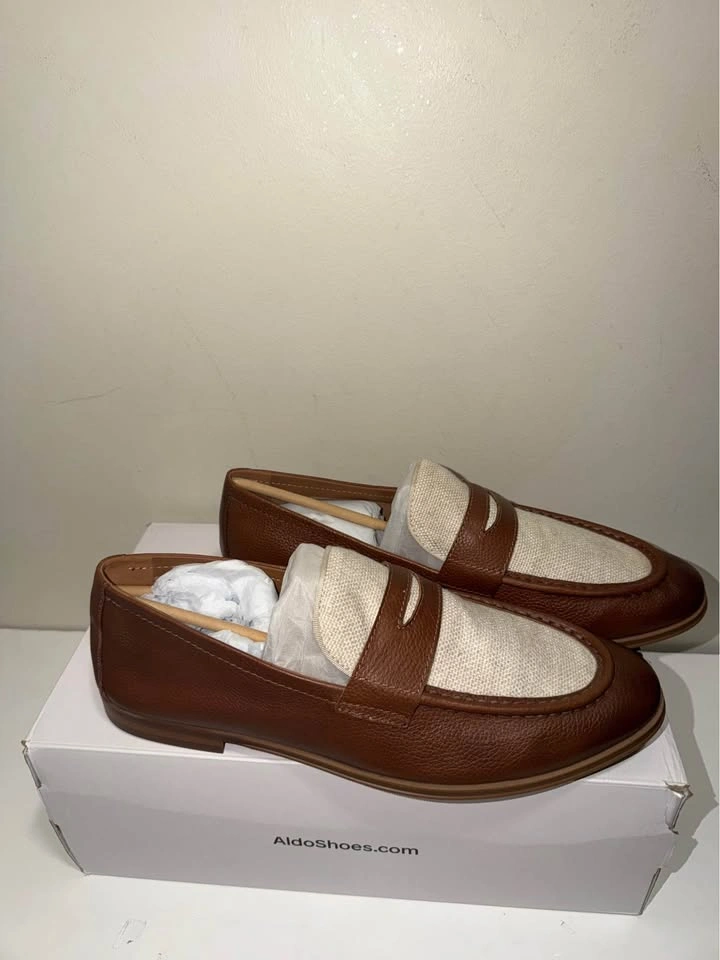 New Aldo Men Leather Shoes. Size 12 US. Firm price. Read descrip - photo 3