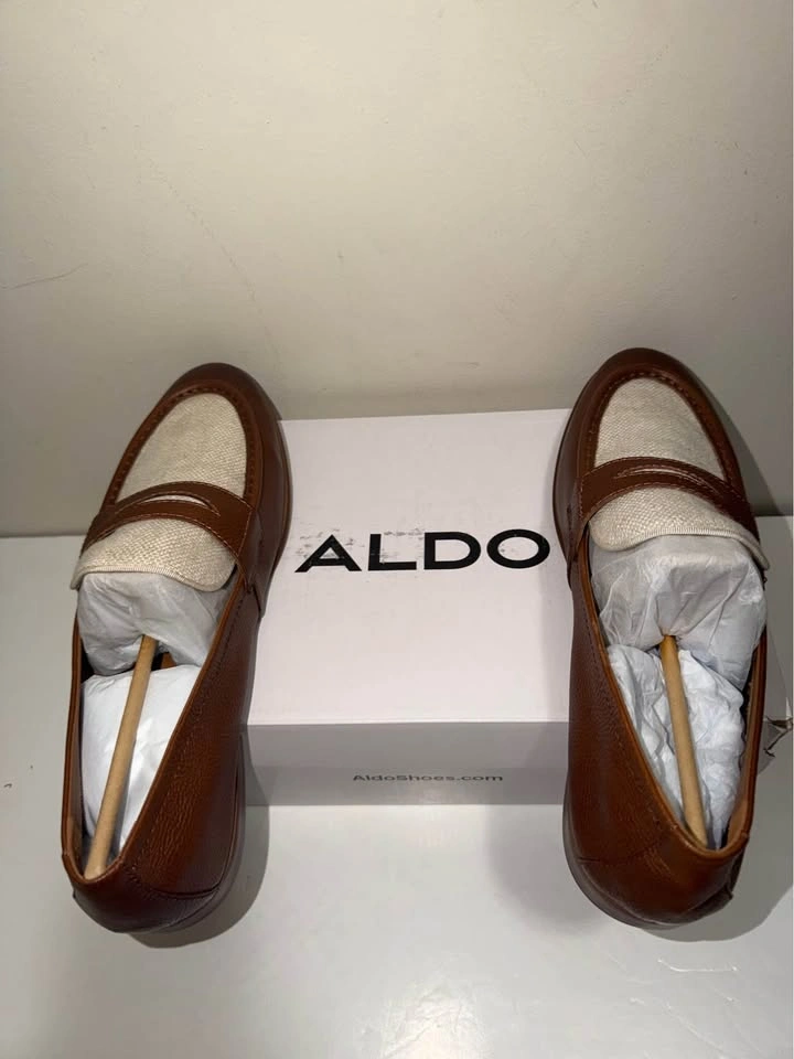 New Aldo Men Leather Shoes. Size 12 US. Firm price. Read descrip - photo 4