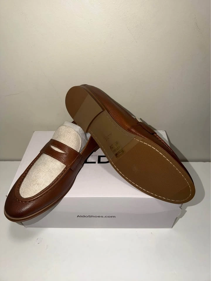 New Aldo Men Leather Shoes. Size 12 US. Firm price. Read descrip - photo 5