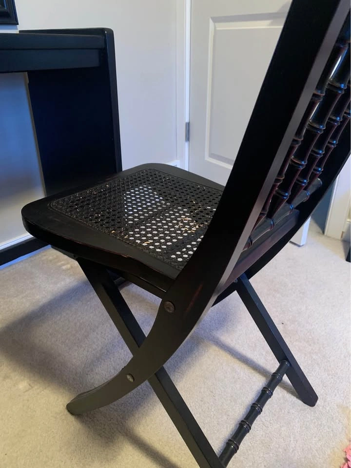 Vanity table / desk with chair and mirror - photo 2