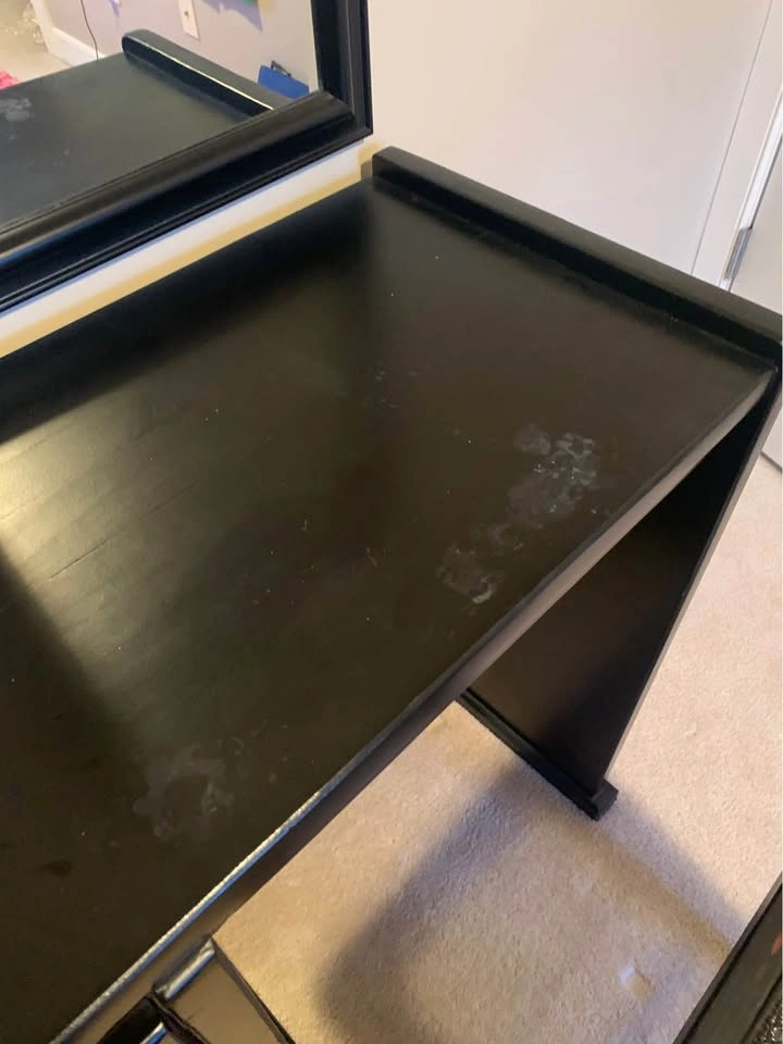 Vanity table / desk with chair and mirror - photo 5