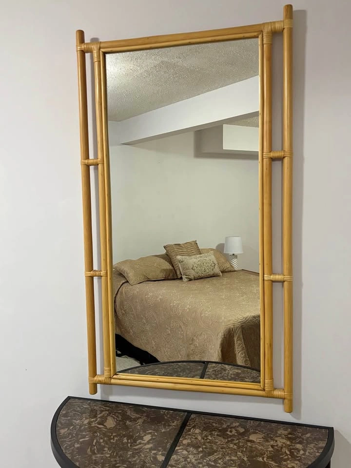 Bamboo Framed Mirror