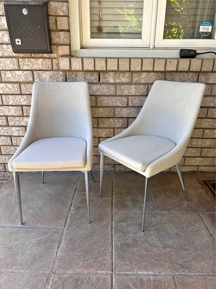 Structube Modern Dining Chairs - Set of 2