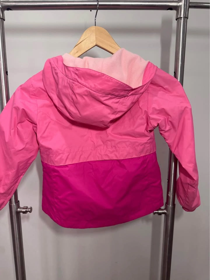 EUC Columbia Girls Rain Spring Light Hooded Jacket Size XS 6 - photo 5