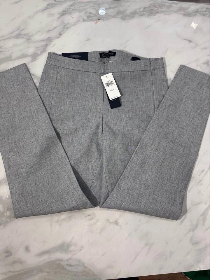 NWT Banana Republic Devon Work Pants Slim Skinny High Waisted Gr - photo 2