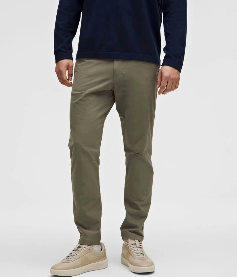LULULEMON Men's Olive Army Green ABC Pants Slim Fit 29x32