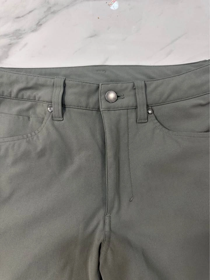 LULULEMON Men's Olive Army Green ABC Pants Slim Fit 29x32 - photo 4