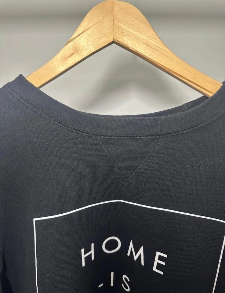 PEACE COLLECTIVE Black Crewneck Sweatshirt Home Is Toronto XS - photo 3