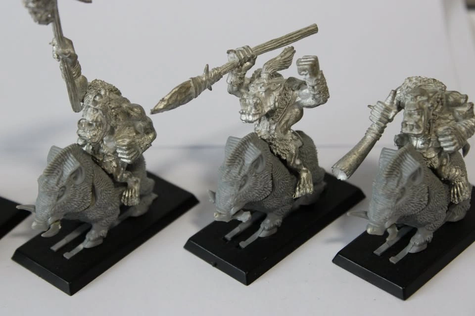 Vintage Warhammer Fantasy Metal Savage Orc Boar Boyz — OOP - photo 5