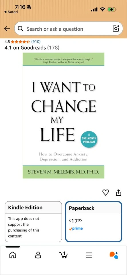 I Want to Change My Life: Overcome Anxiety, Depression, Addictio - photo 3
