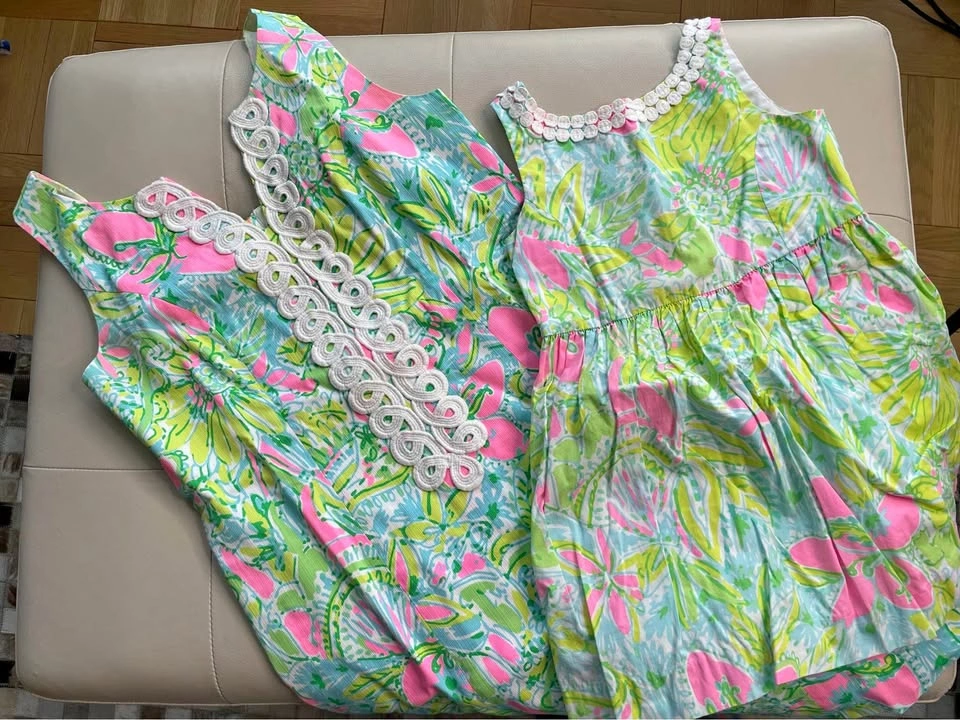 Lilly Pulitzer Mommy and Me Dresses Size 00 & Child 5