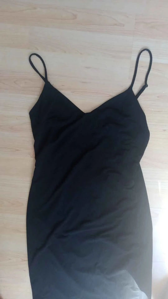 Forever 21 Black Halter Neck Mini Dress - Size L - photo 2
