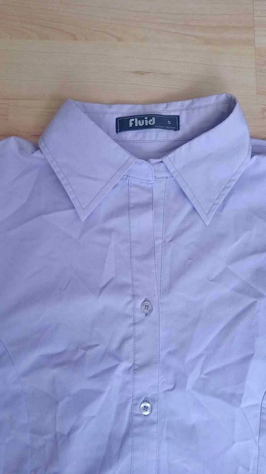Fluid Lavender Button-Up Shirt S