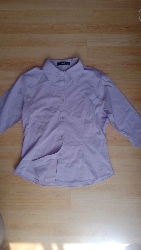 Fluid Lavender Button-Up Shirt S - photo 3