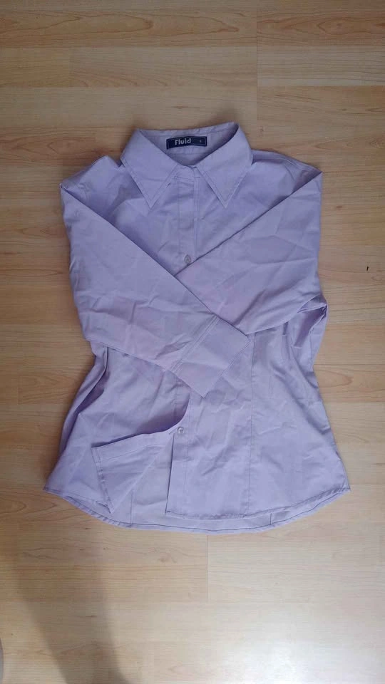 Fluid Lavender Button-Up Shirt S - photo 4
