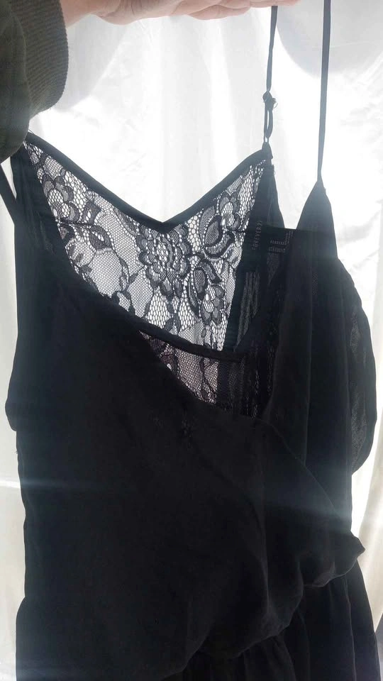 Forever 21 Black Lace Slip Dress - photo 2