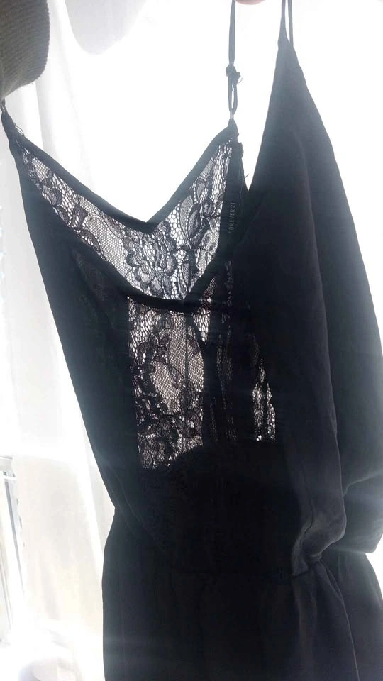 Forever 21 Black Lace Slip Dress - photo 3