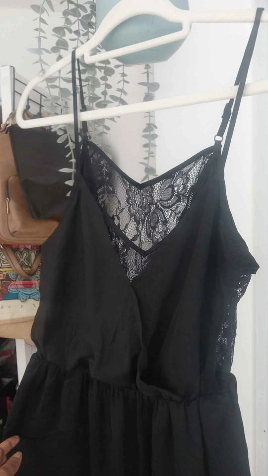 Forever 21 Black Lace Slip Dress - photo 4