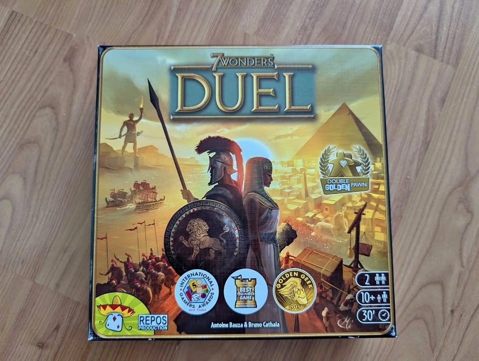 7 Wonders Duel Board Game Like New