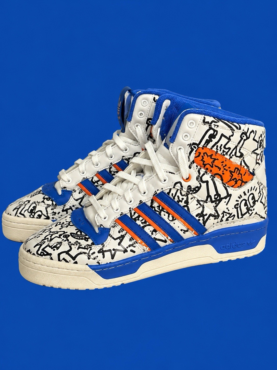 Adidas x Keith Haring High Top Sneakers Size 10
